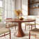 Solid Wood Round Dining Table For Kitchen Durable And Sturdy Structure