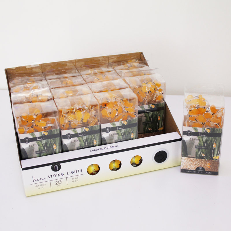 Guirlande de 20 lumières d'intérieur à piles