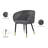 Analeah 18'' H Velvet Upholstered Armchair-2066758490