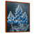 Toile avec cadre flottant brun