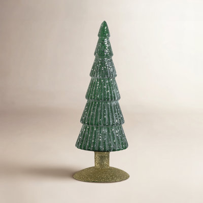 Heiselman Glass Tabletop Christmas Tree