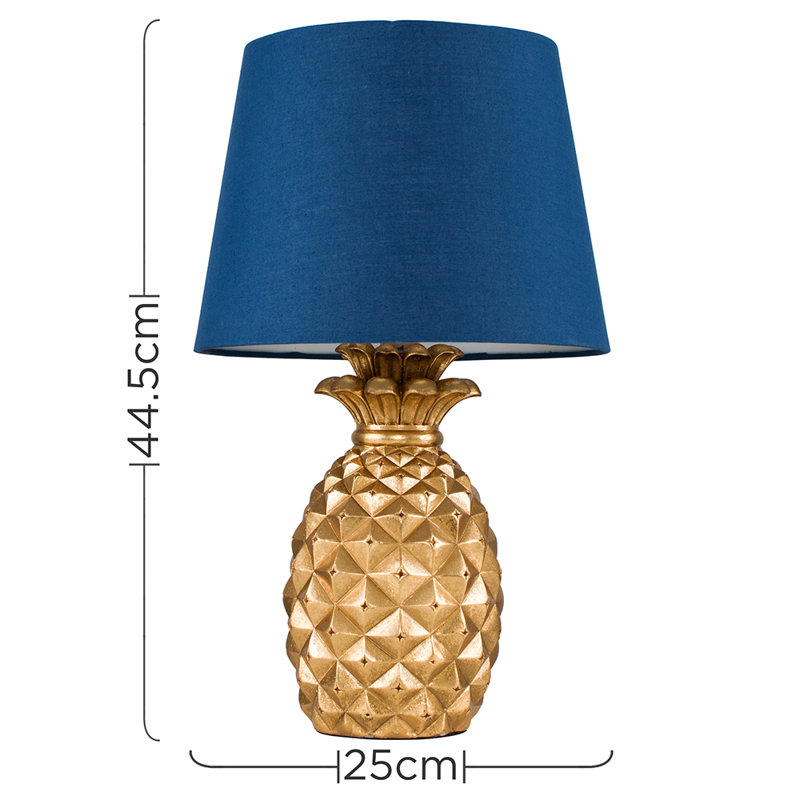 Lupine Standard Table Lamp, Navy Blue