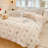 Microfiber Floral Print Comforter Set-110354019