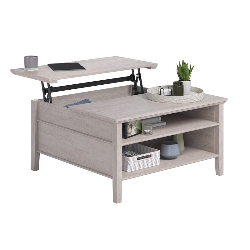 Table basse à plateau relevable