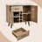 35.5 " L Bar Cabinet