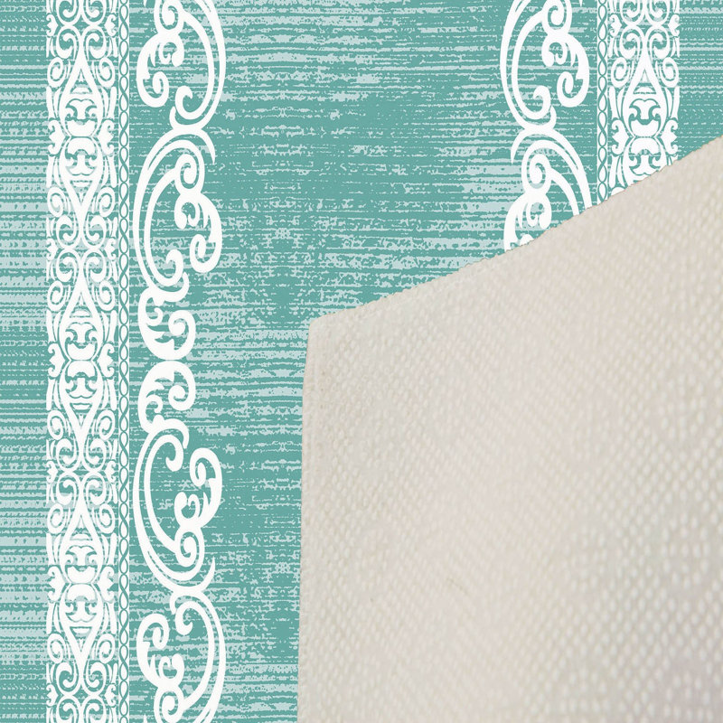 Stylish Woven Carpet, 5.2 x 7.5 Feet | 100% Polyester, 0.3 in Pile Height, Antibacterial, Non-Slip PVC Dot Underside | Machine Washable, 3D Digital Print | Perfect for Living Room, Bedroom & Home Décor