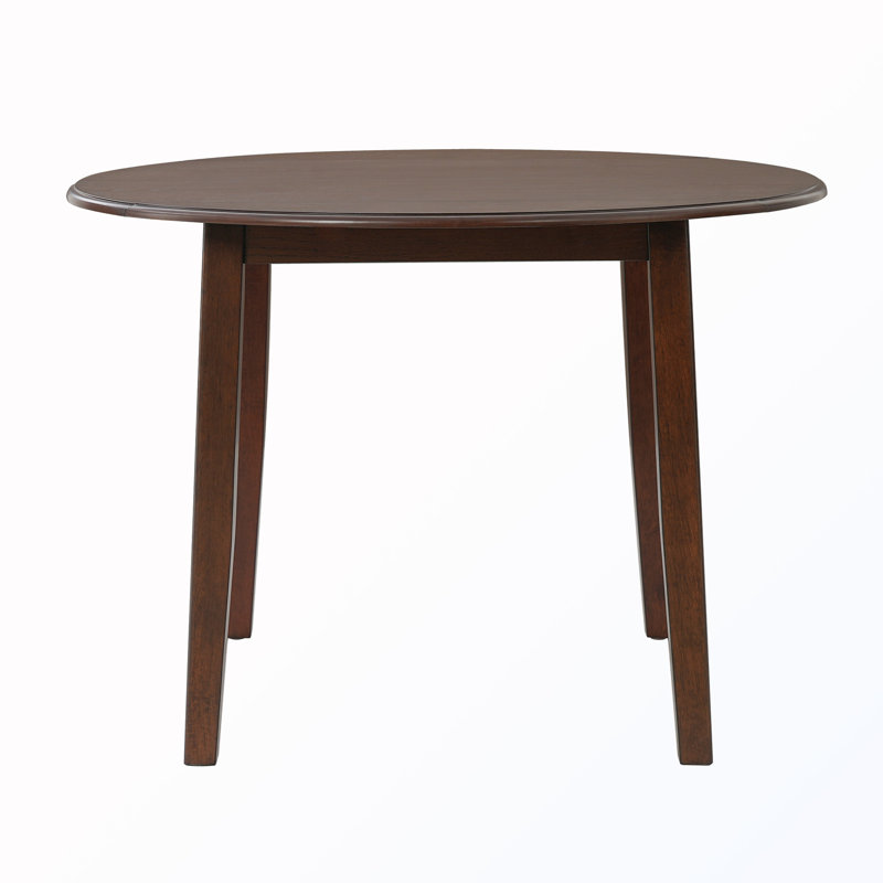 Extendable Round Dining Table, Brown