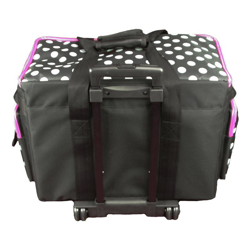 Rebrilliant Fabric Storage Bag, Black;White;Pink