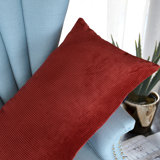 Cotton Corduroy Floral Pillow Cover