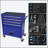 24.25" W 4 Drawer Bottom Rollaway Chest, Tool Cabinet with Tool Sets-88939531