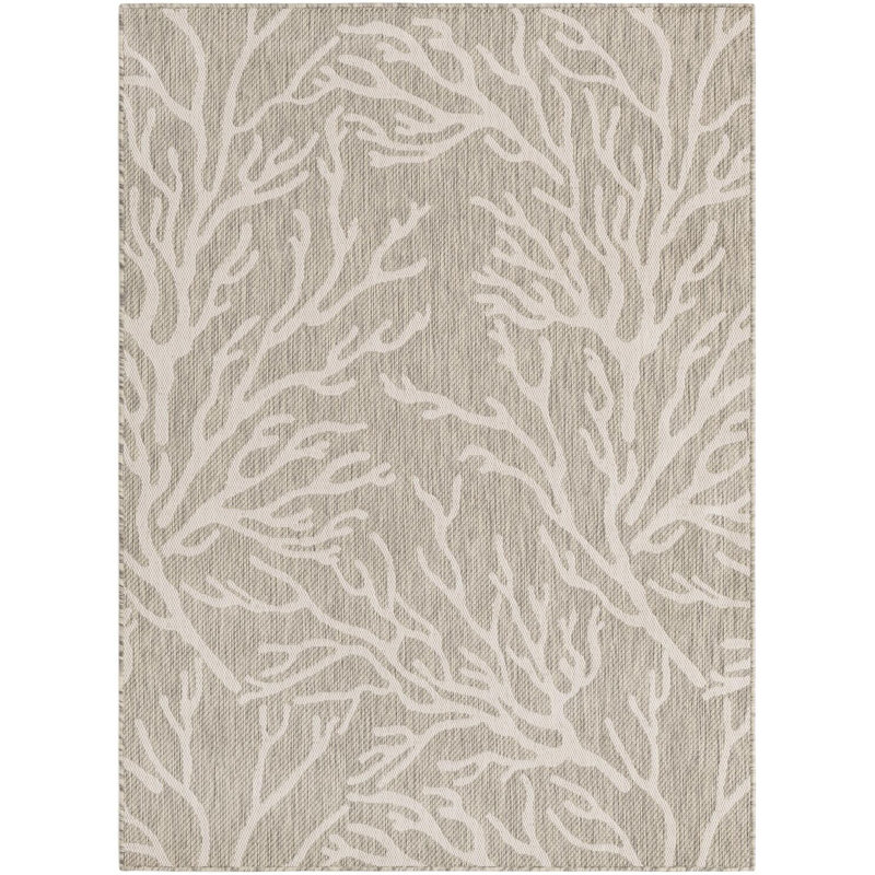 Tapis contemporain gris Azilynn, Rectangle 5 pi 1 po x 7 pi 1 po