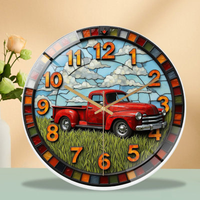 Horloge murale rétro 12 po
