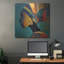  «Soulful Whisper» par Rich Monet, art mural en métal, 36 po x 36 po-1852827224