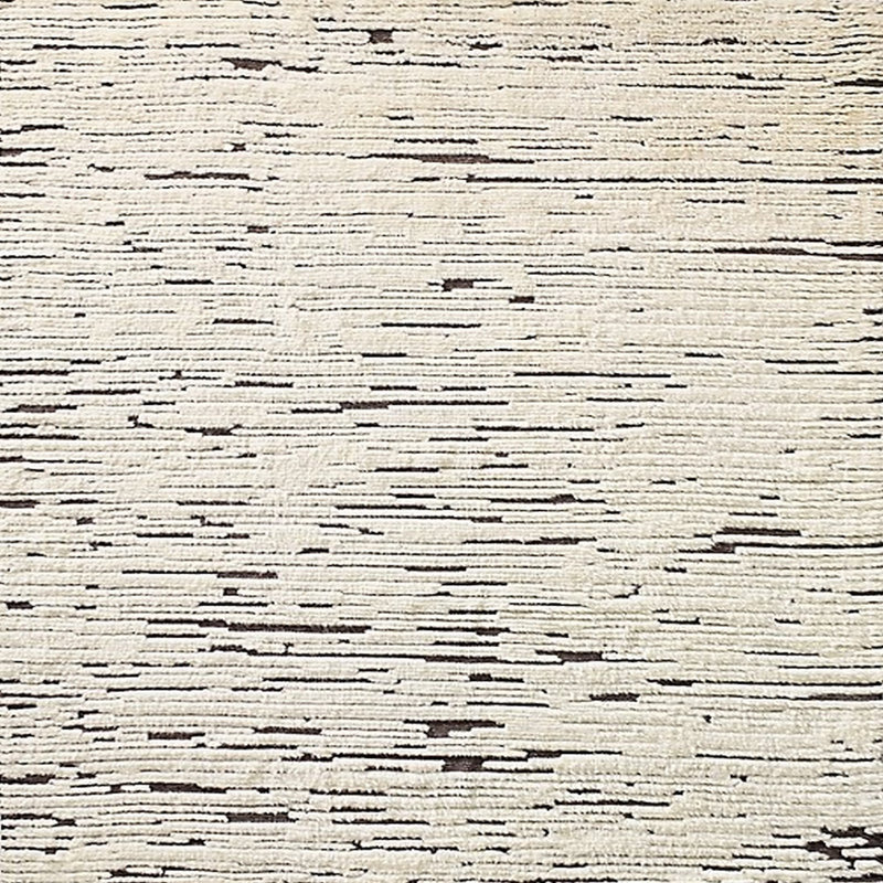 Tapis abstrait ivoire / gris, Carré 4 pi
