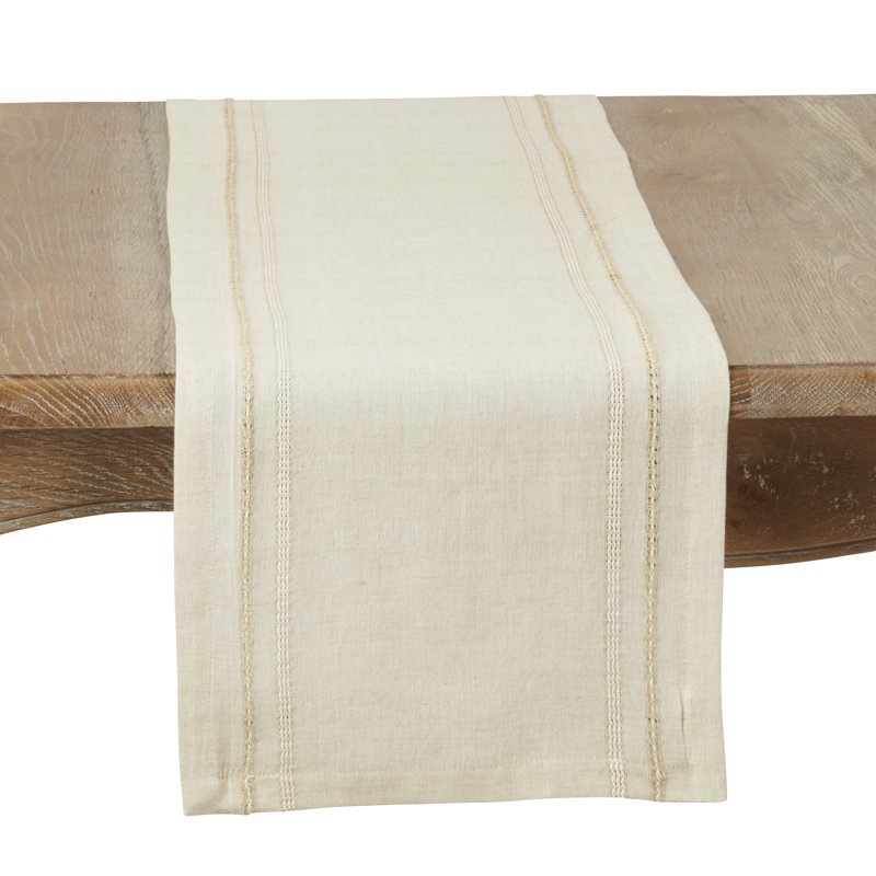 Leno Dining Linens, Blue Gray