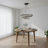 Modern Chandelier Round Kitchen Island Pendant LED Dimmable for Living Dining Room Stairs-1993513367