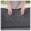 Canapé de causeuse moderne en tissu pour salon, canapé rembourré 2 places à assise profonde de grande taille avec 4 coussins, chenille blanche-2069301666