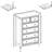Rajene Faux Wood 6-Drawer Dresser-1889013665