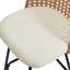 Upholstered Chenille Bar Stool-548136026