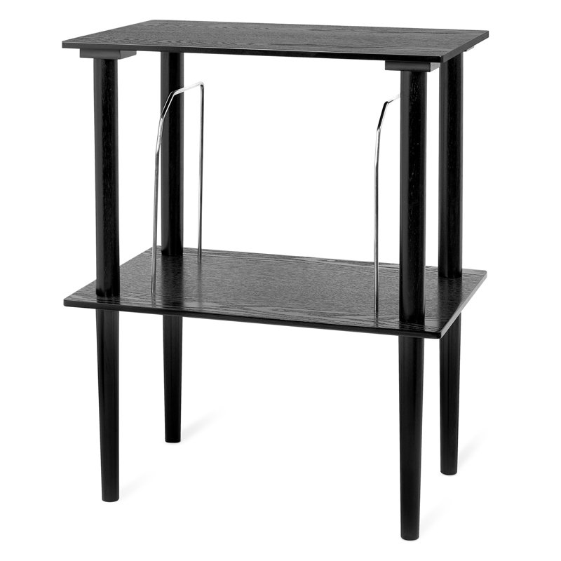 27 " H Media Shelves, Black