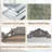 Wall Mounted Arched Full Body Mirror with Vintage Ornate Carved Applique on Top-114796860