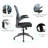 Chalfield Mid-Back Mesh Office Chair with Adjustable Height, Tilt, Swivel & Armrests – Ergonomic Computer Task Chair-995527666