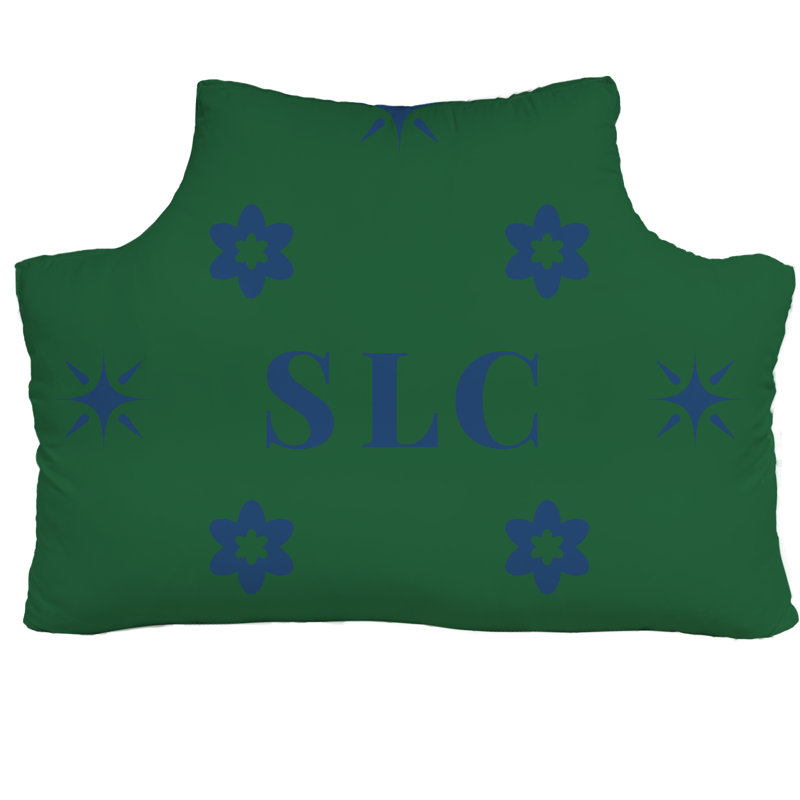 Tête de lit simple Salt Lake City , Vert, bleu, Salt Lake City