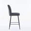 Ensemble de 2 chaises de bar réglables en fer avec pieds de fer réglables et comptoir de bar-765623507