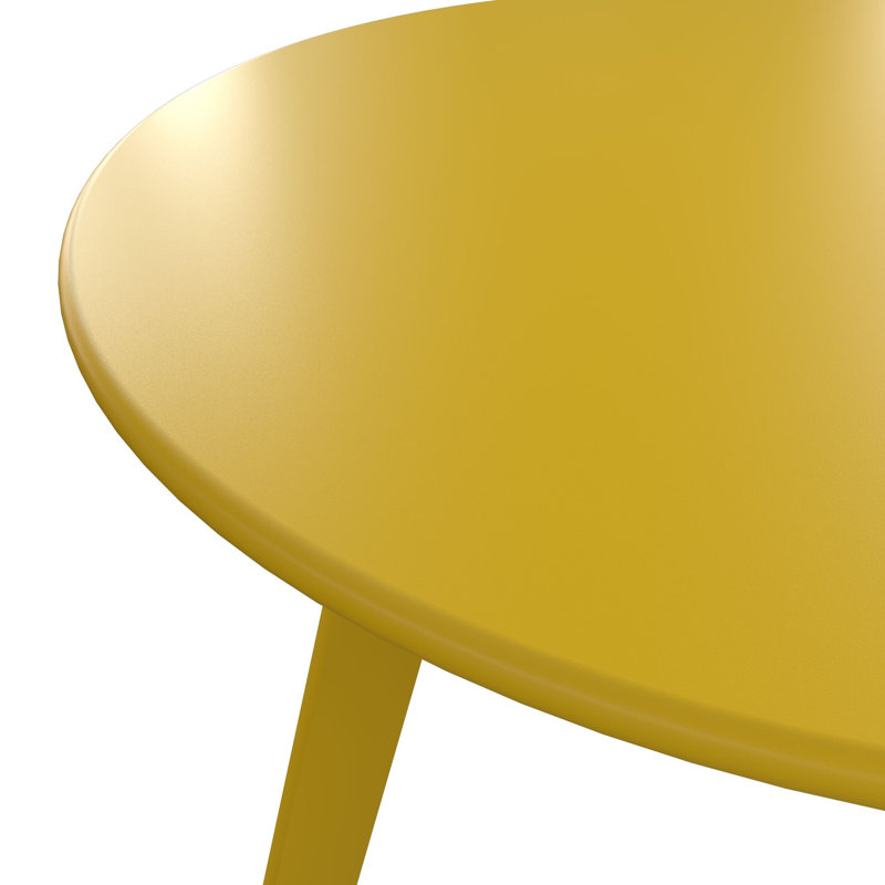 Table d'appoint Borba, Jaune