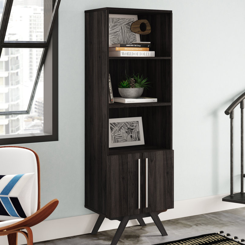 180cm H x 60cm W Standard Bookcase, Espresso Dark Brown