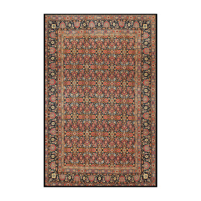 Tapis décoratif rouge Annaliese oriental