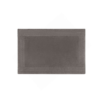 1 tapis de salle de bain réversible 100% coton 3000 g / m² touffeté 3000 g / m²