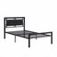 Structure de lit simple en métal Système robuste, style moderne et confort pour toute chambre à coucher