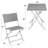2 - Person Wicker Patio Dining Set with Square Table-1054808770
