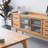 Solid wood tea sideboard storage cabinet