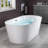 54'' x 30'' Freestanding Soaking Acrylic Bathtub-59745427