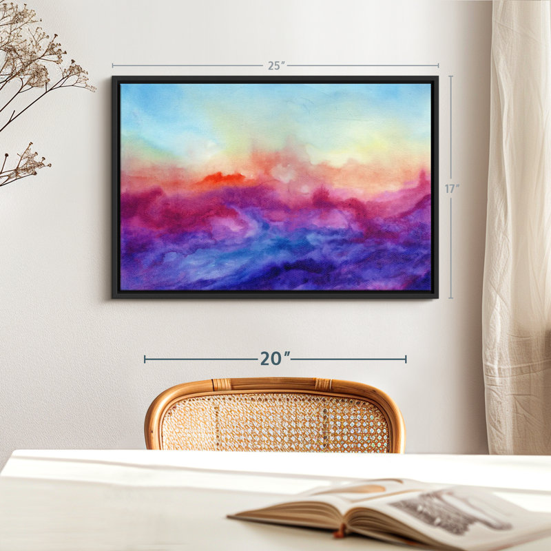 Abstrait «Arpeggi Canvas Print», H 17 po x l 25 po