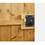 Powersheds 12 x 4ft Timber Overlap Apex Garden Shed, Double Doors
