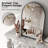 Axia 36''x24'' Metal Arch Wall Mounted Mirror for Bathroom, Living Room, Entryway-1674848727-1674848726
