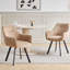 Linen Blend Upholstered Armchair-676442138-676442117-676442116