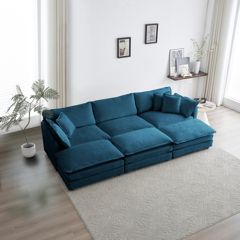 Swinney Upholstered 111.42'' Sleeper Sofa