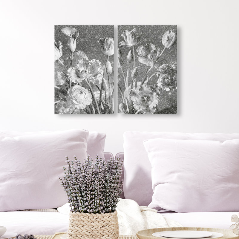 Botanique Noir Set Set by Oliver Gal, 15" H x 10" W, Gallery Wrapped