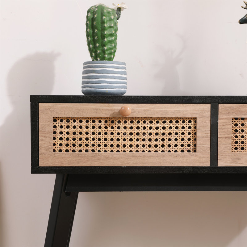 Adalet 90cm Console Table, Black