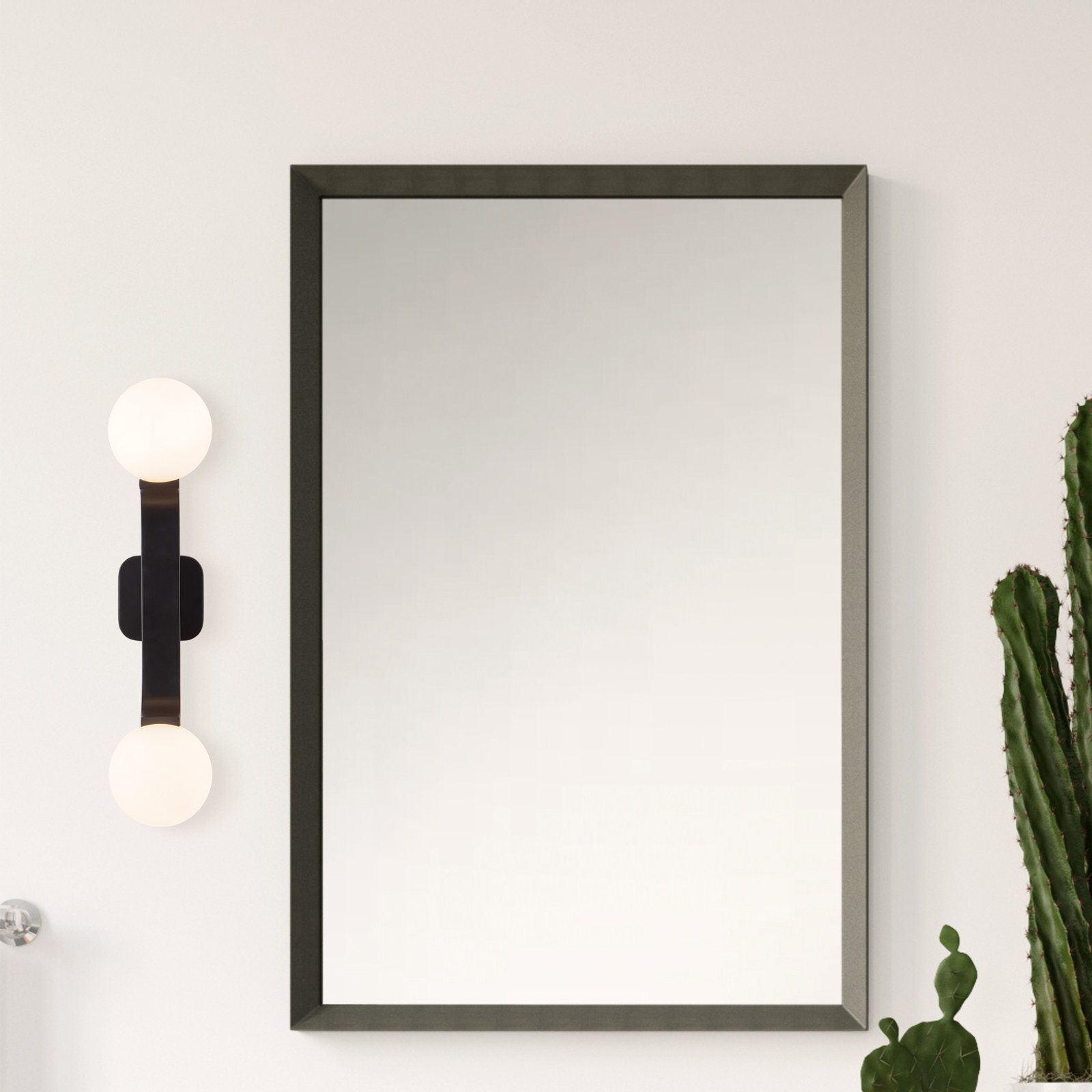 Tarek 22-in Wall/Vanity Light, Matte Black