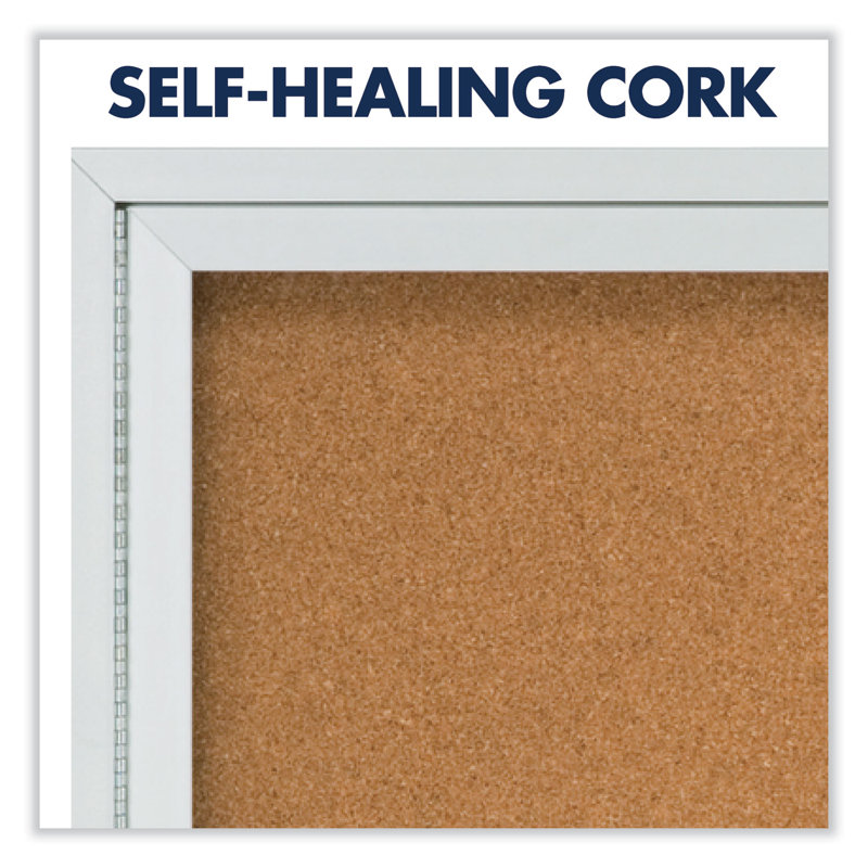 Quartet® Wall Aluminum Bulletin Board, 24" W x 36" D
