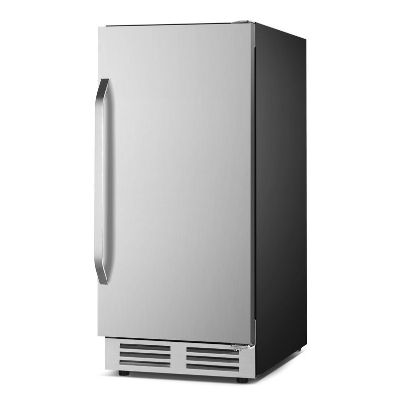 Velivi 127 Cans 3.1 Cubic Feet Built-In & Freestanding Beverage Refrigerator with Digital Control, Security Lock, and Blue LED Light