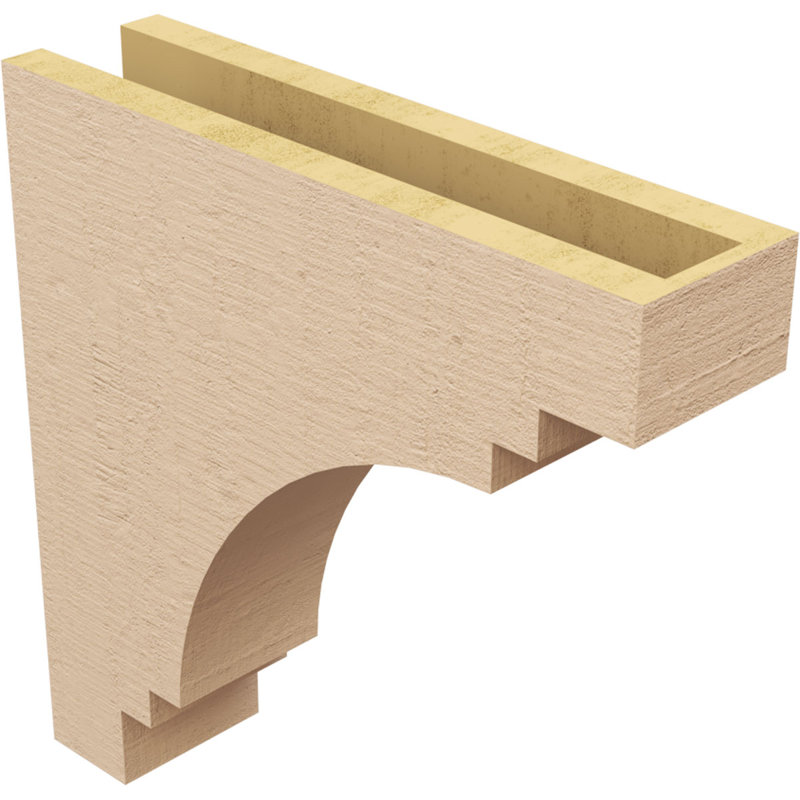 Bois de cèdre brut Pescadero, Corbeau Thane, brun clair apprêté, H 16 po x l 4 po x P 16 po