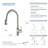 KIBI Casa Pull Down Kitchen Faucet-41659798-48024386
