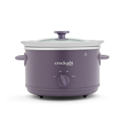 Crock-Pot Design Series 4.5 Quart Manual Slow Cooker, Purple Potato