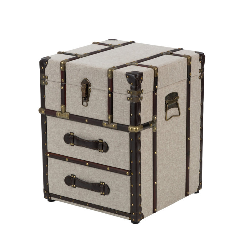 Amelyah Manufactured Wood Accent Trunk